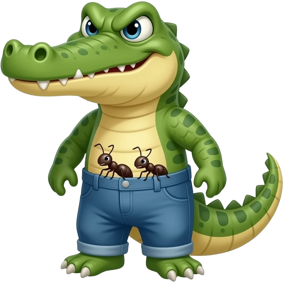 Ants in the aligators pants angry alligator arrow and arrow ambulance emoji