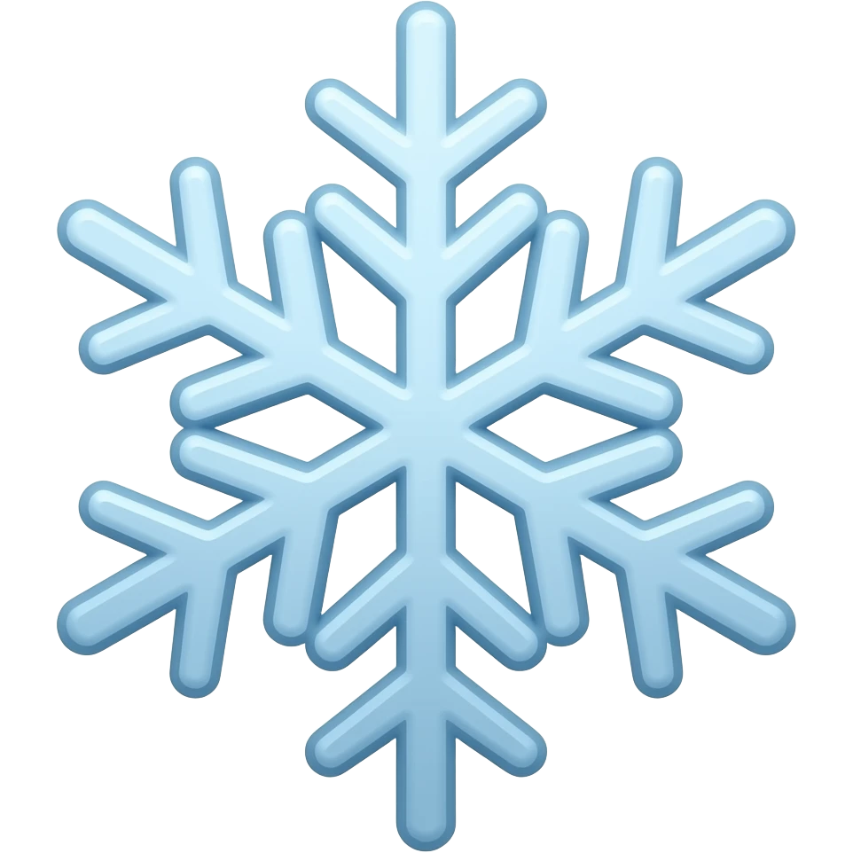 snowflakes emoji