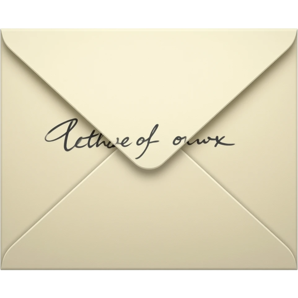A letter emoji