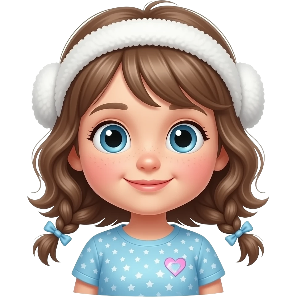 Блиша путка  на момичето emoji