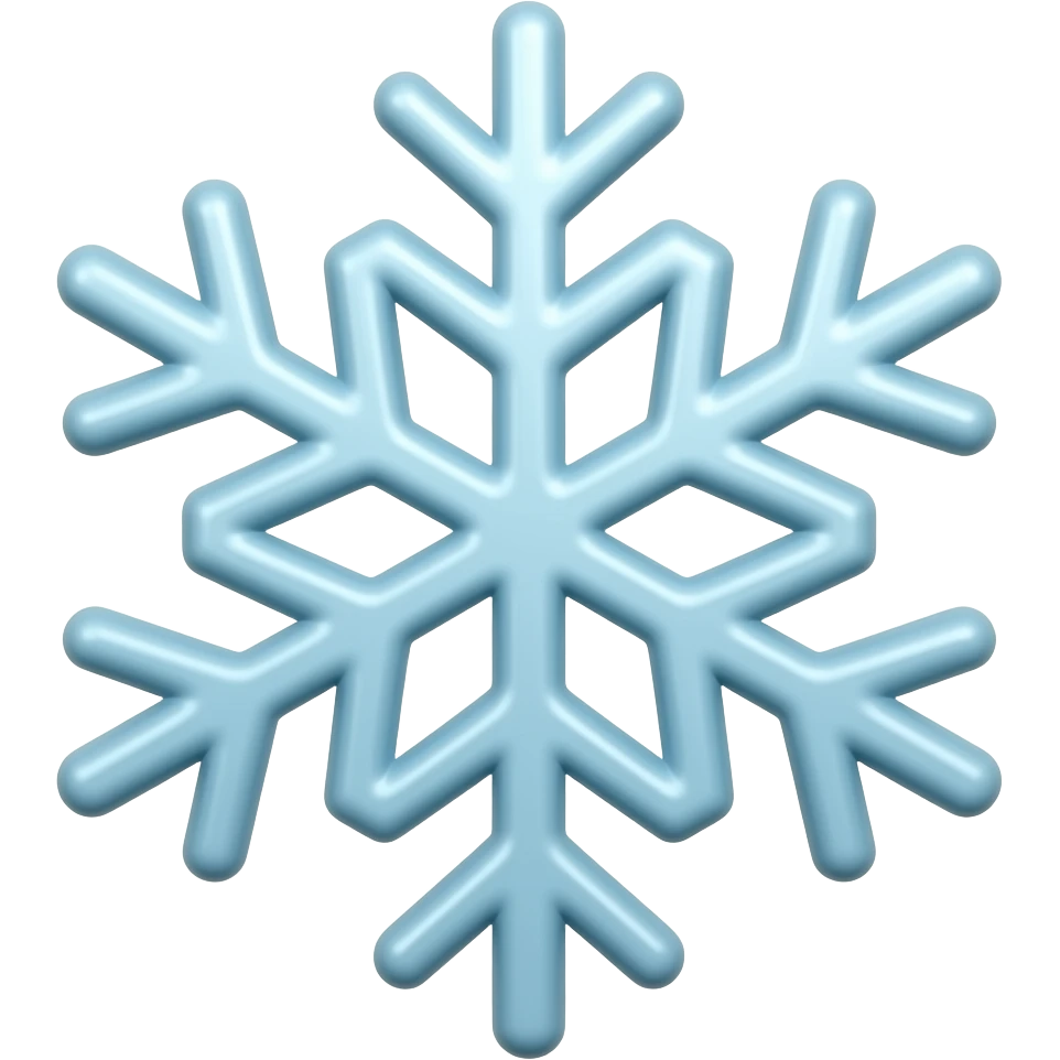 Snowflake emoji