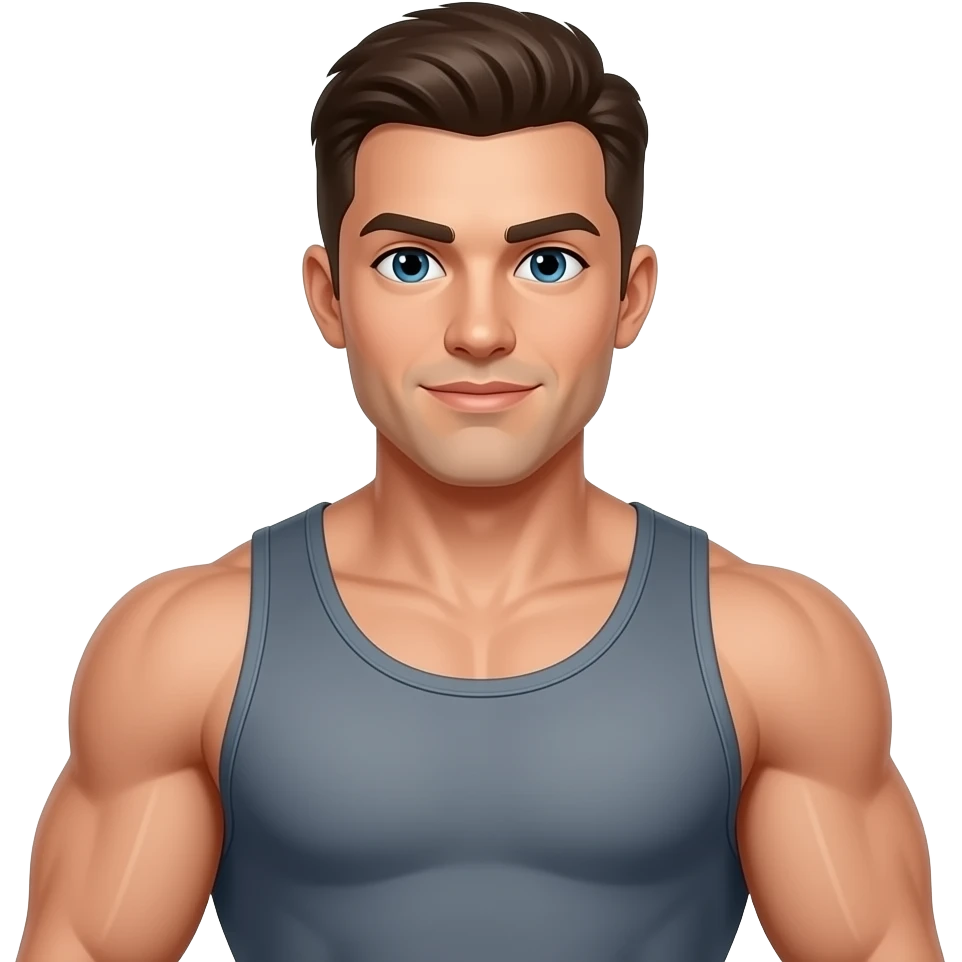 create emoji of gym bodybuilder emoji