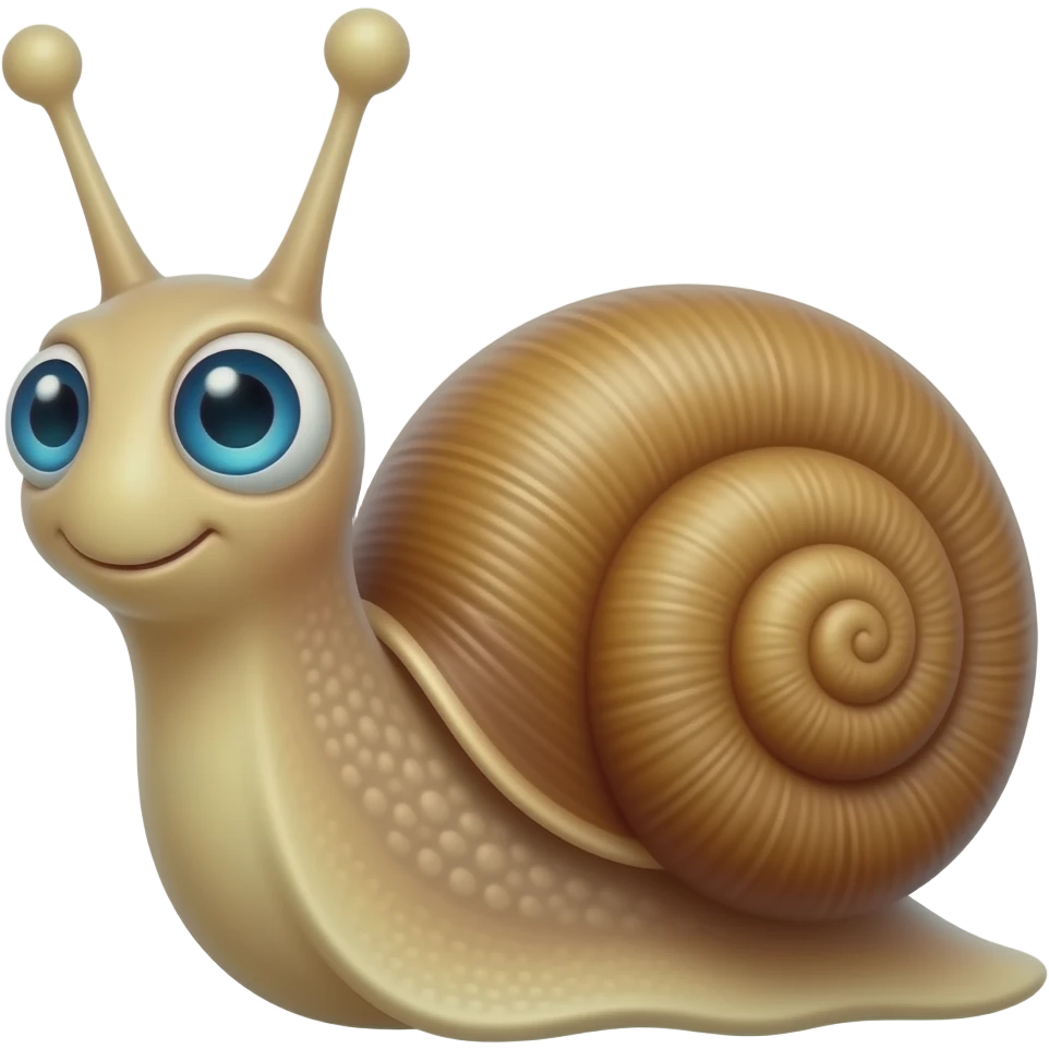 Gary, o caracol, seus olhos que sejam azuis emoji