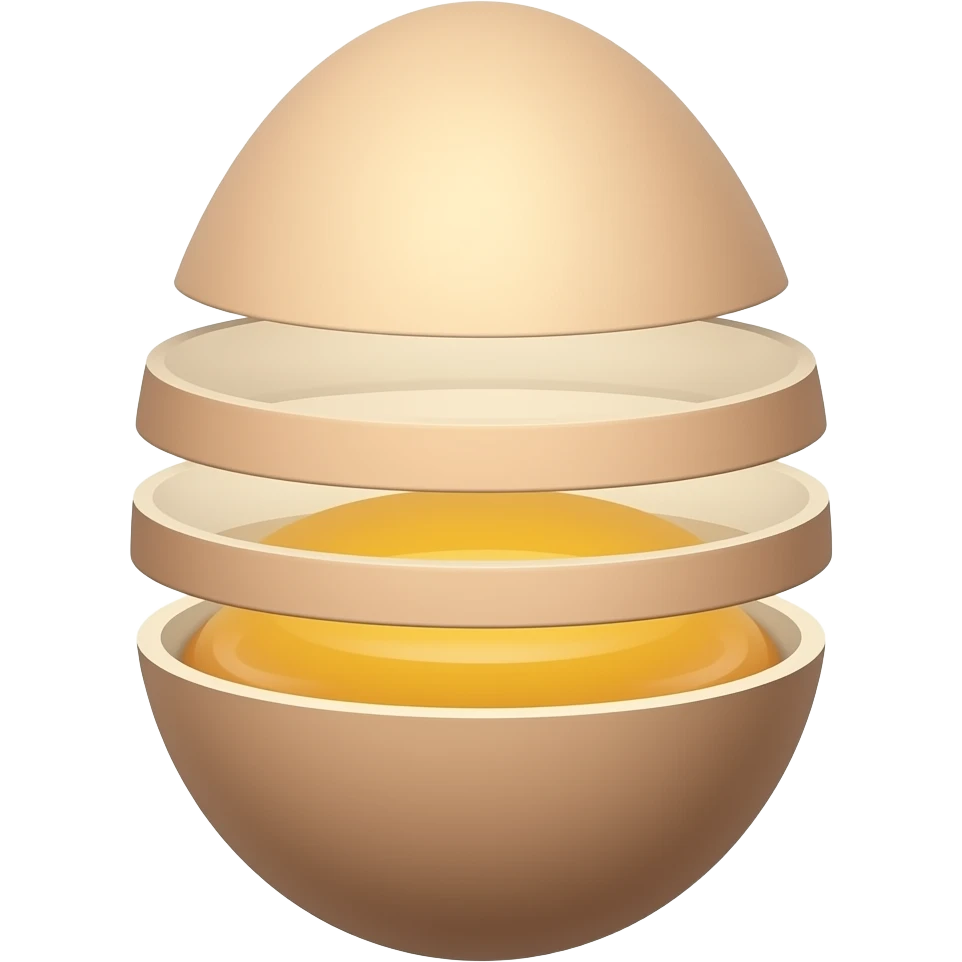 What does this egg have infinite layers emoji