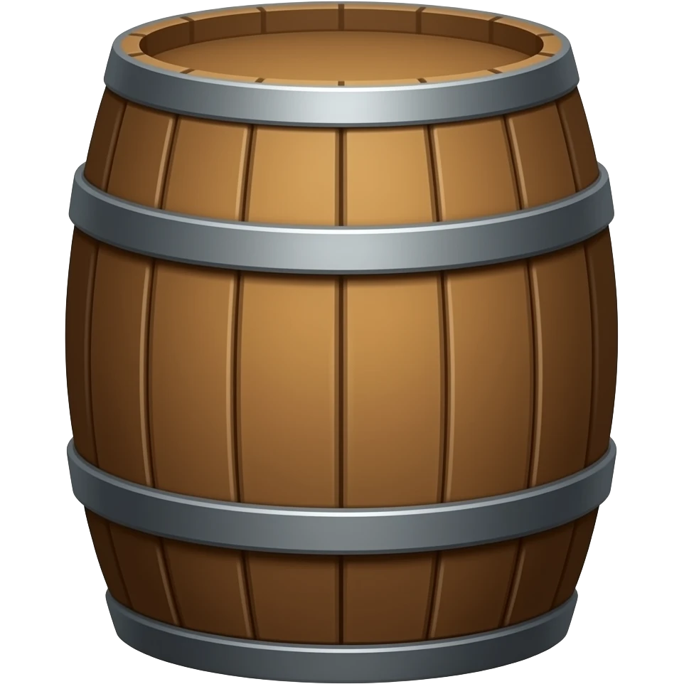 wooden barrel emoji
