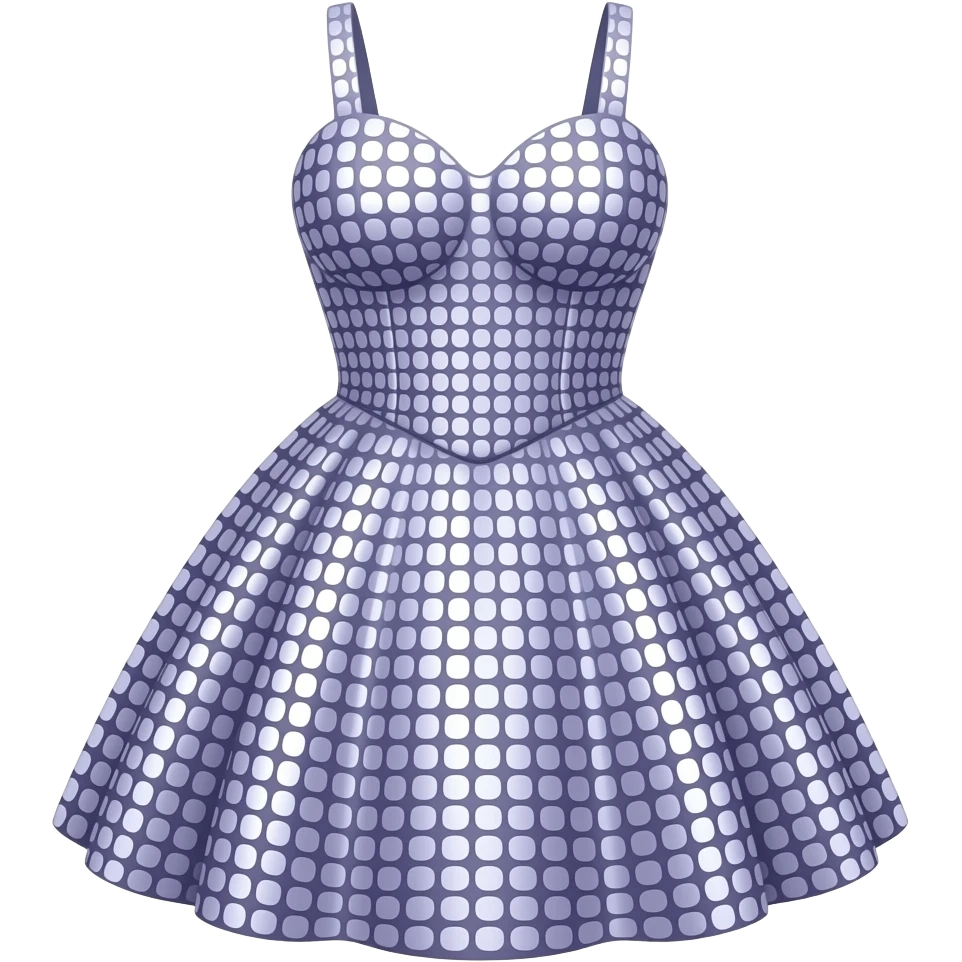disco dress emoji