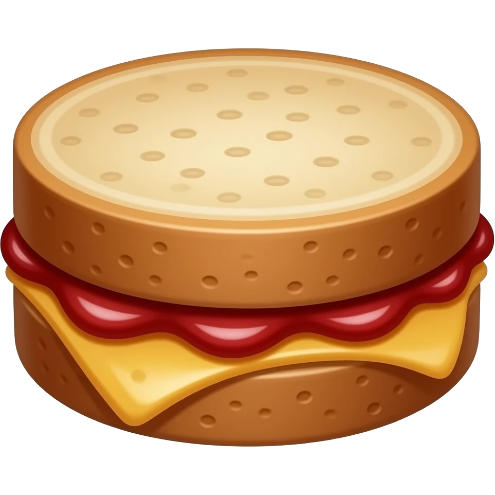 Peanut butter and jelly emoji