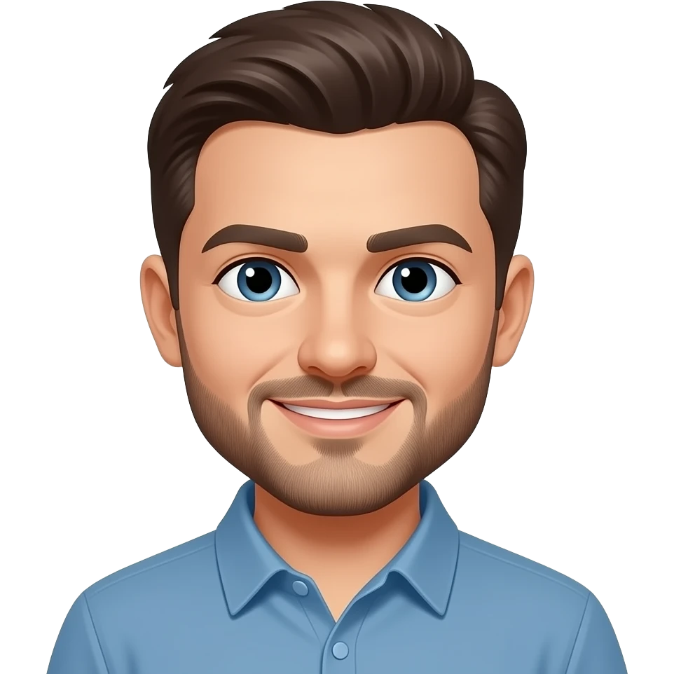 Um homem emoji
