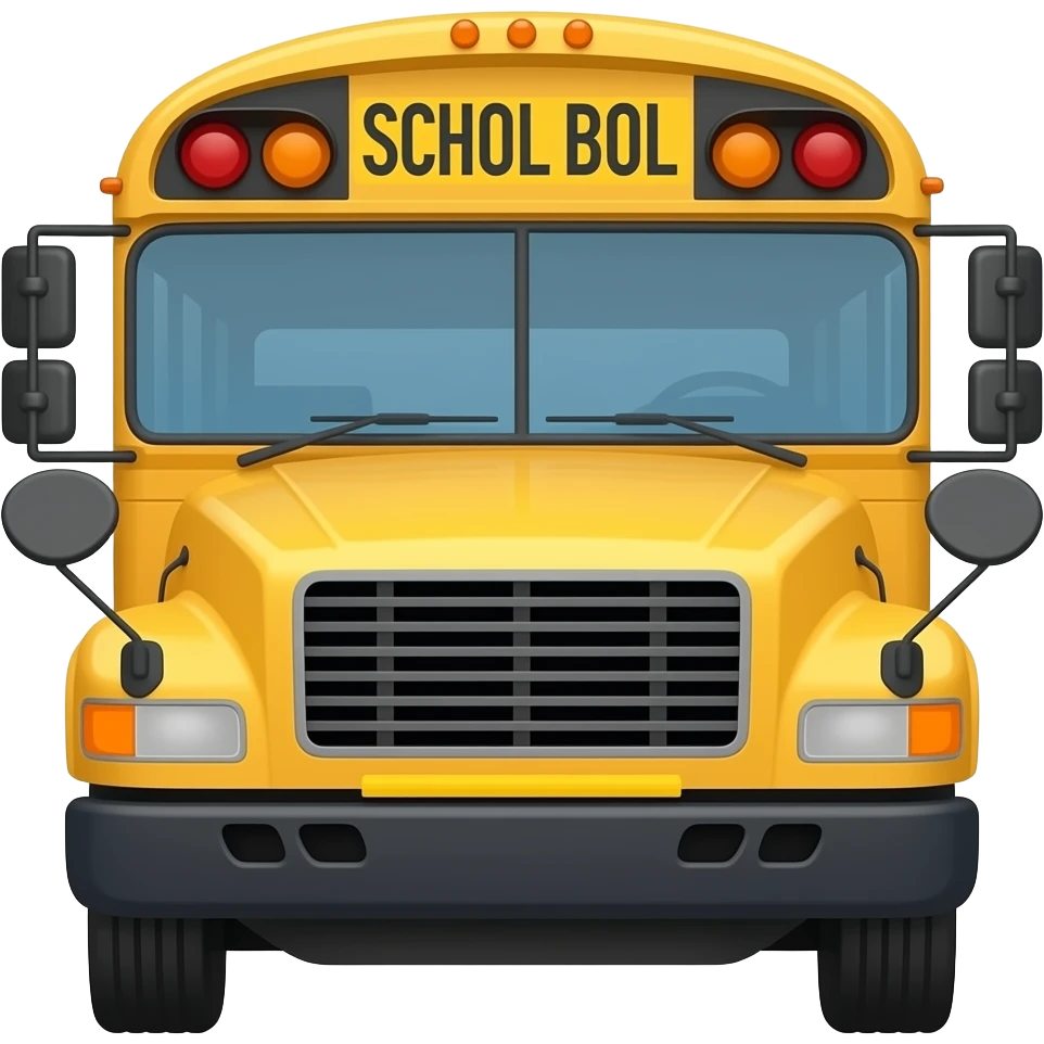 School Bus emoji