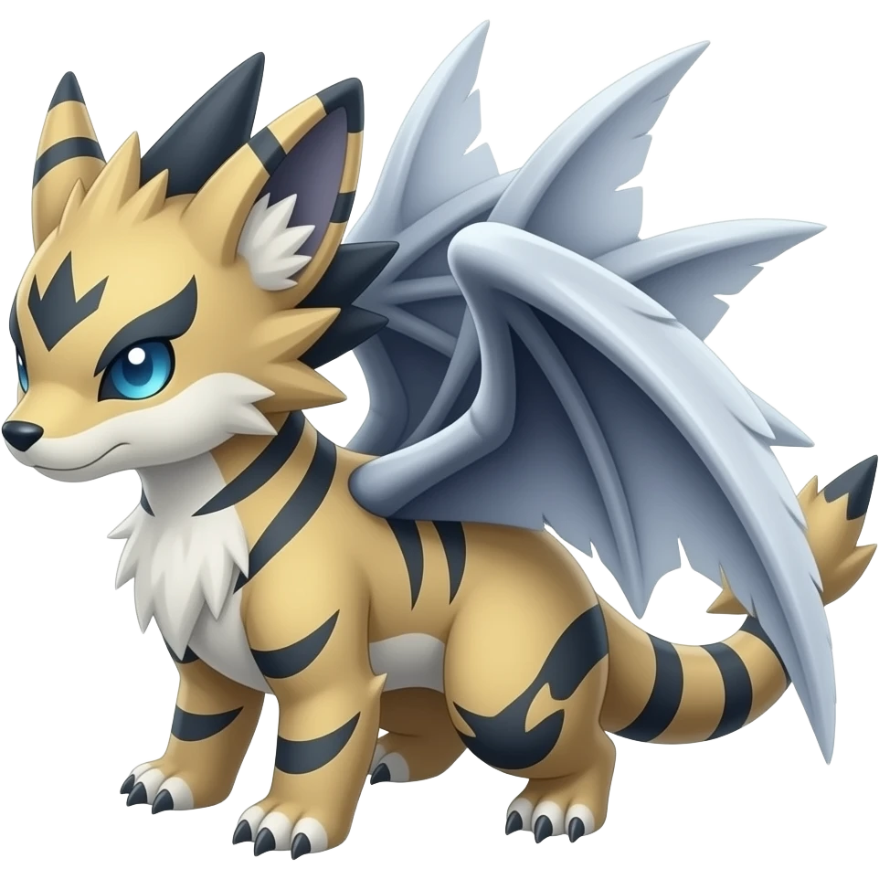 Luxray-Manectric-Kyurem-Darkrai-Genesect-Exveemon-animal-hybrid emoji