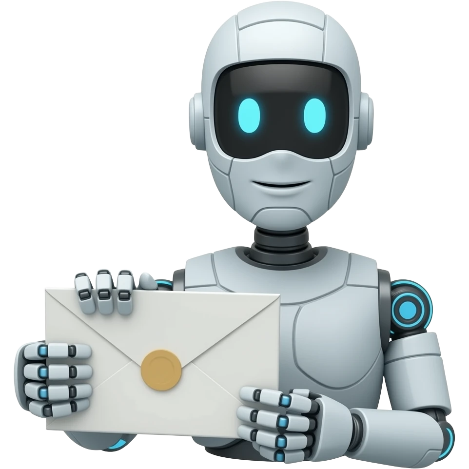 AI agent + mail emoji