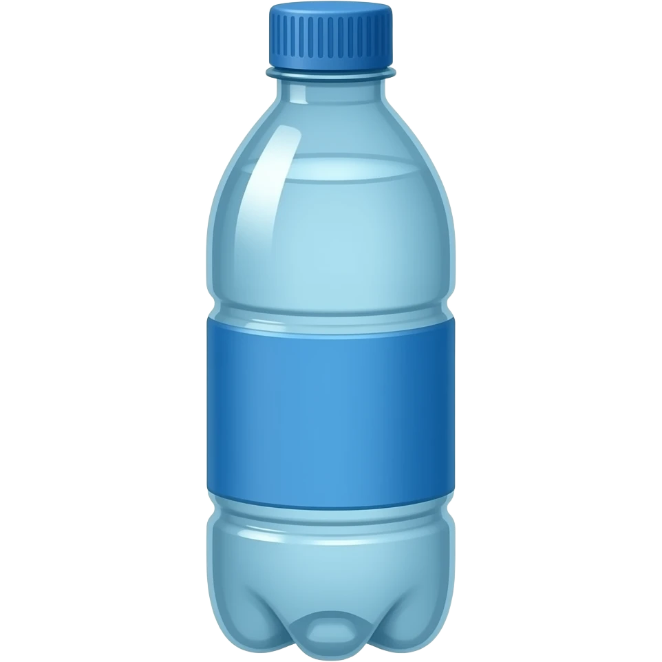 Water bottle emoji
