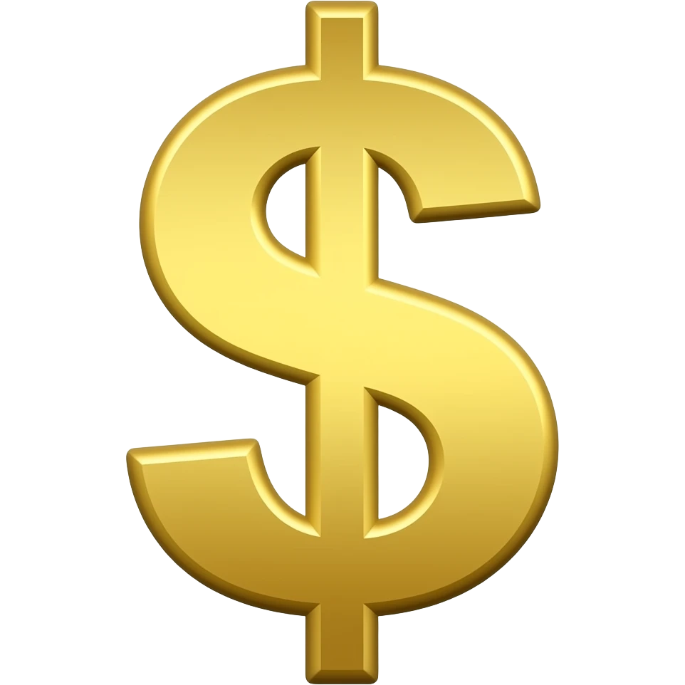 Dollar sign emoji