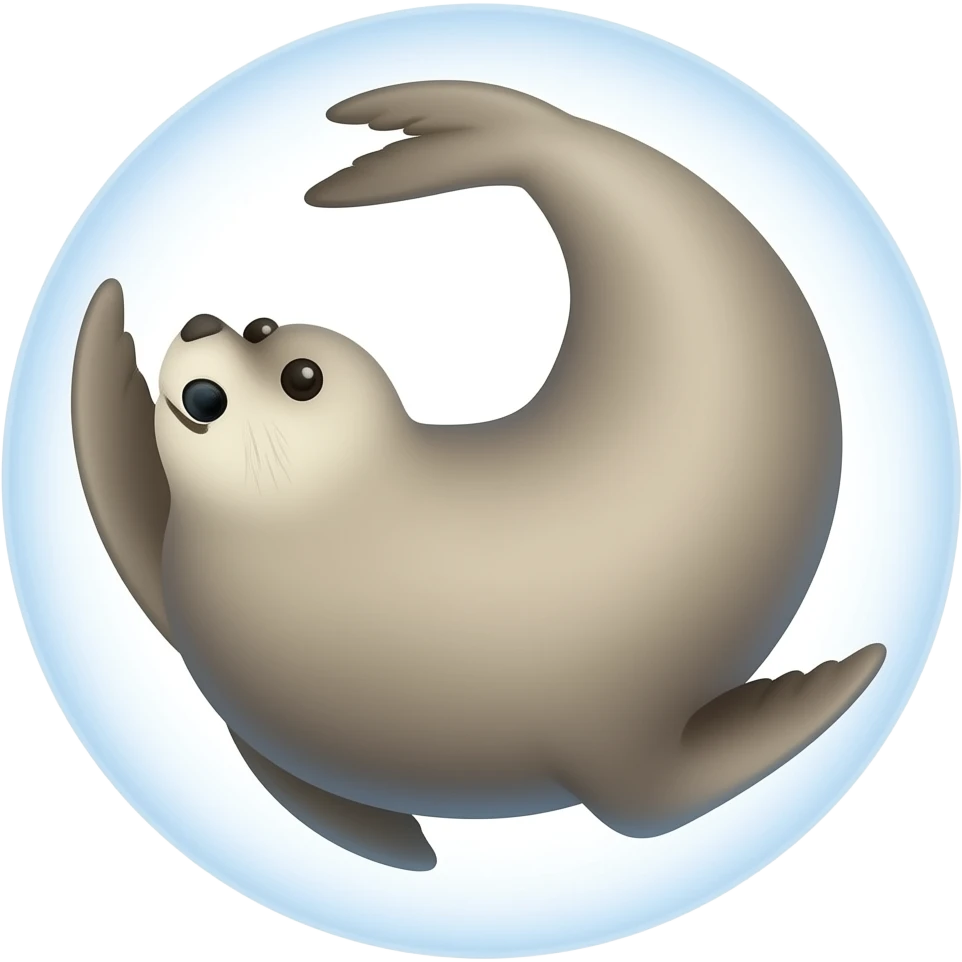 sealion spinning around emoji