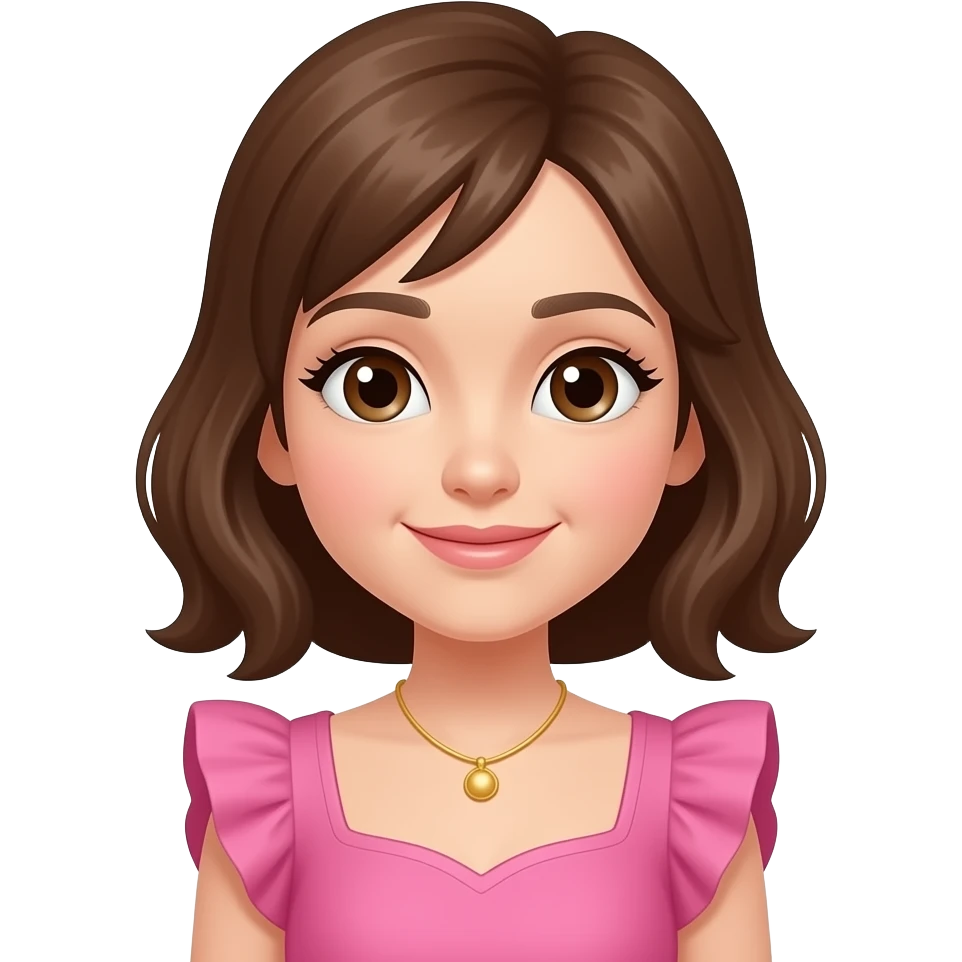 brown pink girl emoji