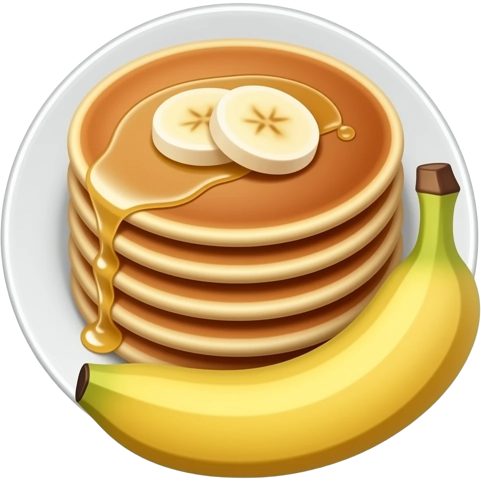 Блины что бы масло было размещено на блинах а ещё там банан ниггер emoji
