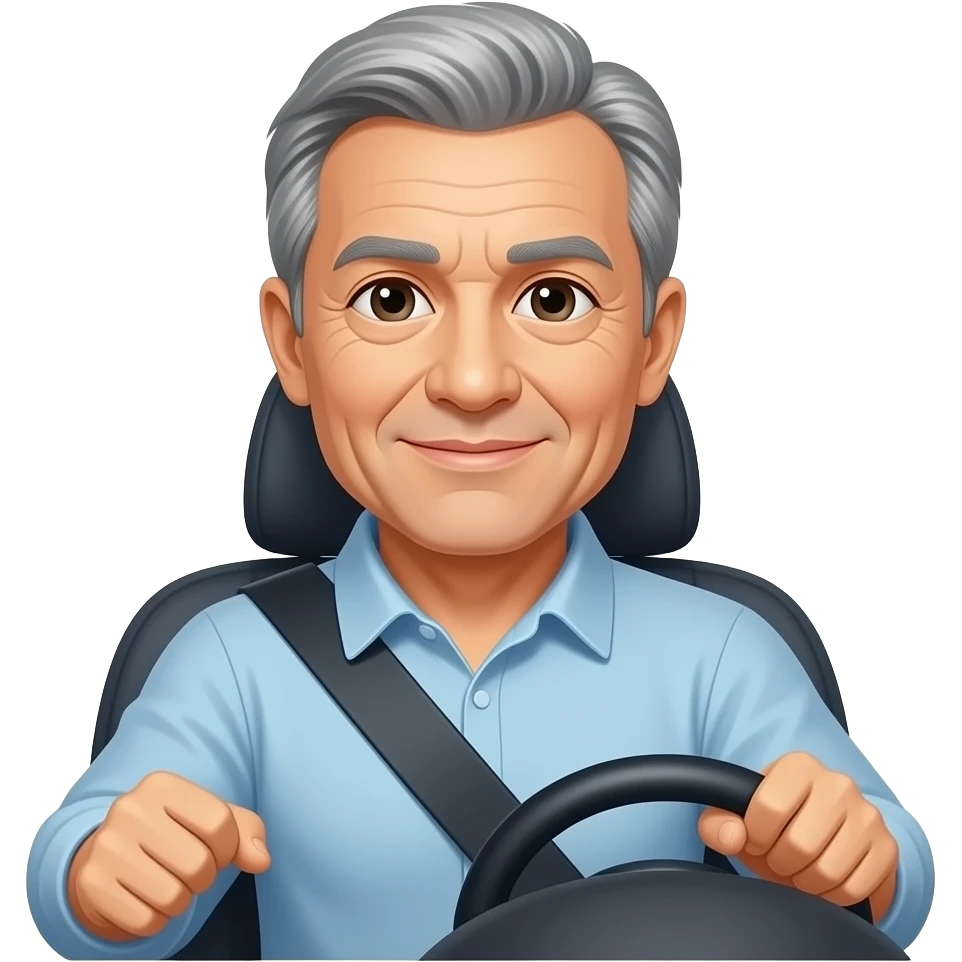 운전하는 ５０대 emoji