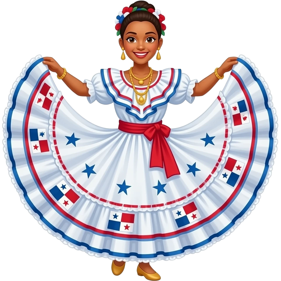 Tipico baile panameño emoji