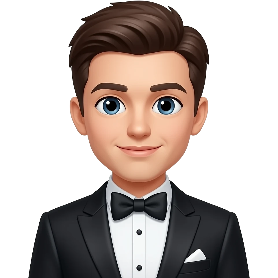 Tuxedo young man emoji