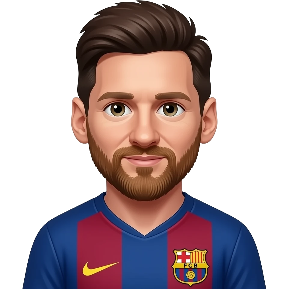 messi barcelona emoji
