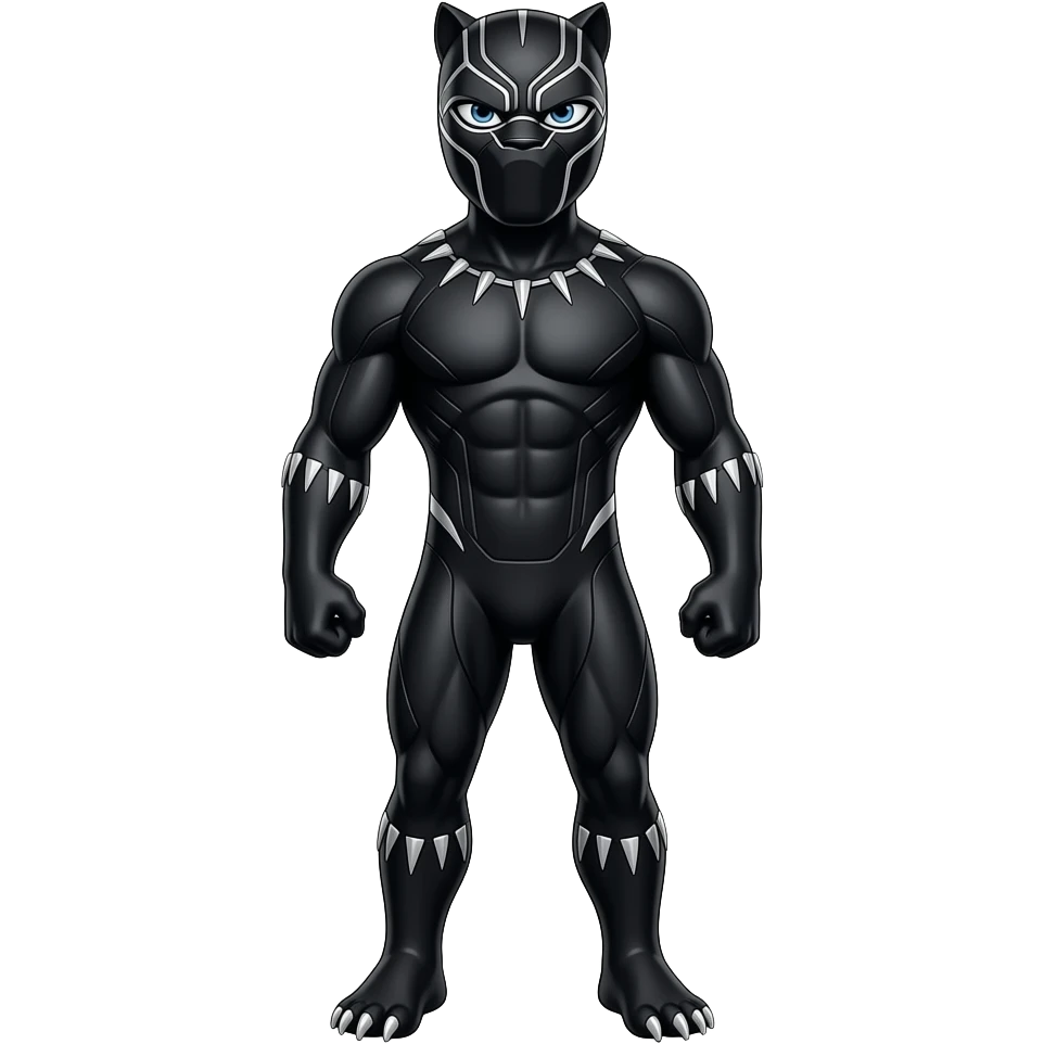 black phanter emoji