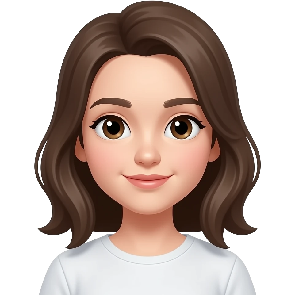 1 cô gái emoji