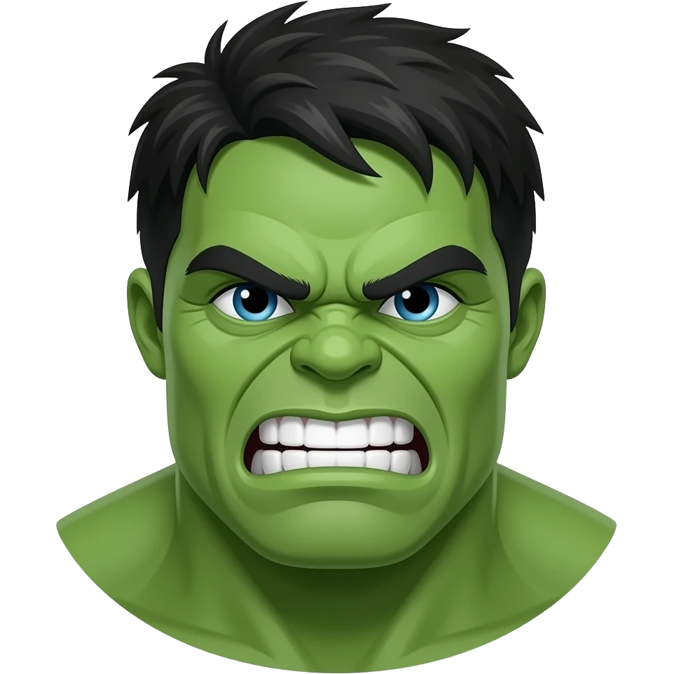 Hulk smash emoji