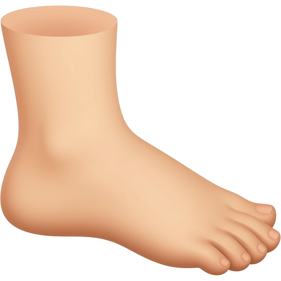elbow,  toe emoji
