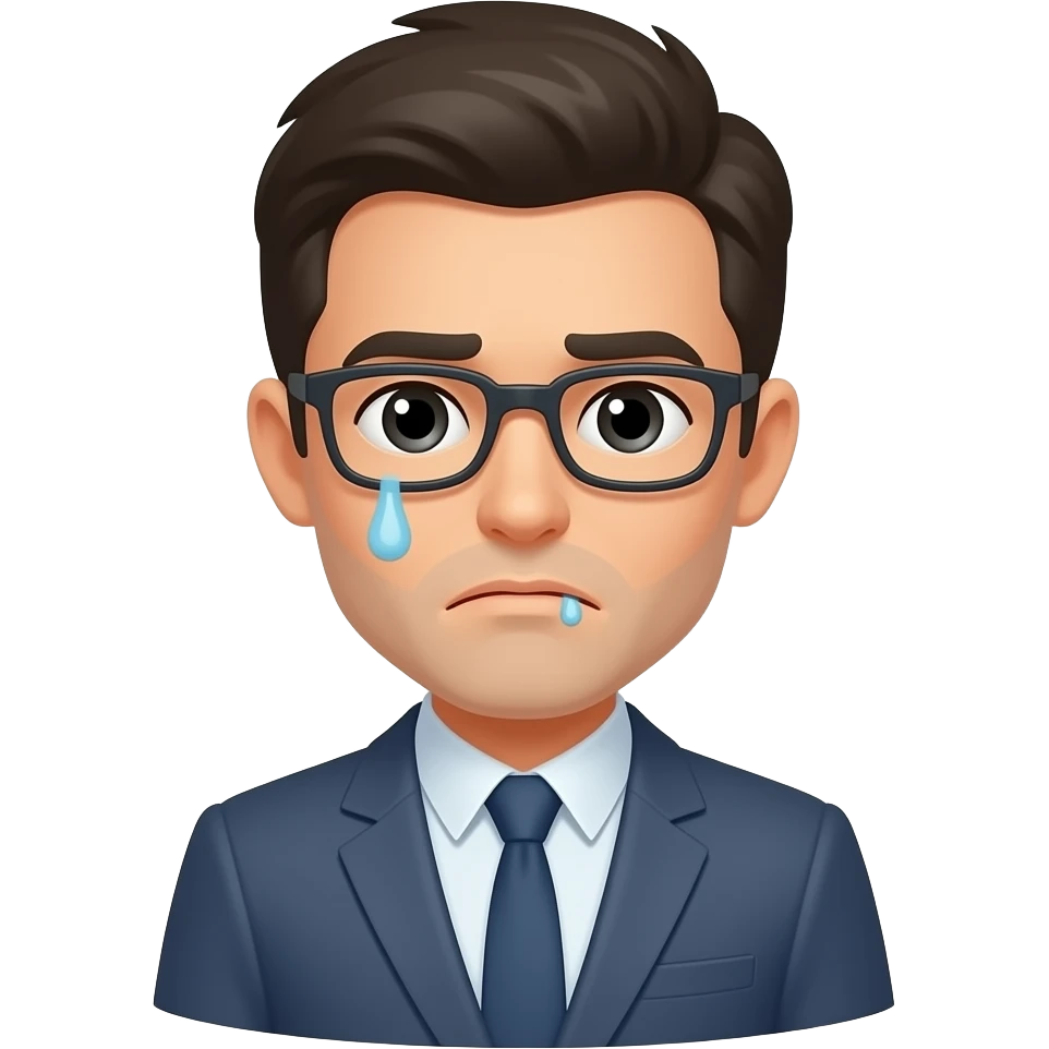 피곤에 쩔어있는 직장인 emoji