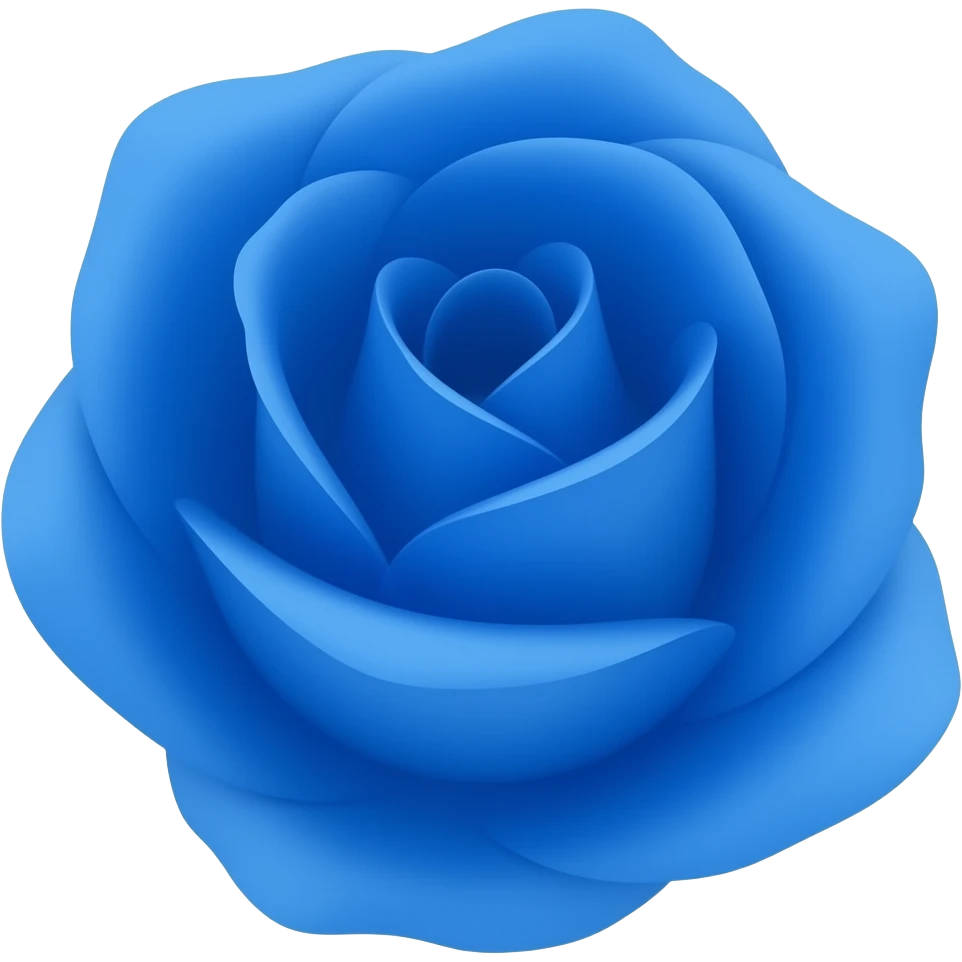 Rosa blu emoji