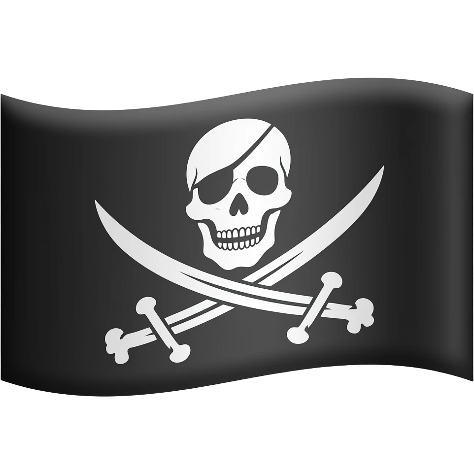 Stawhat jolly roger emoji