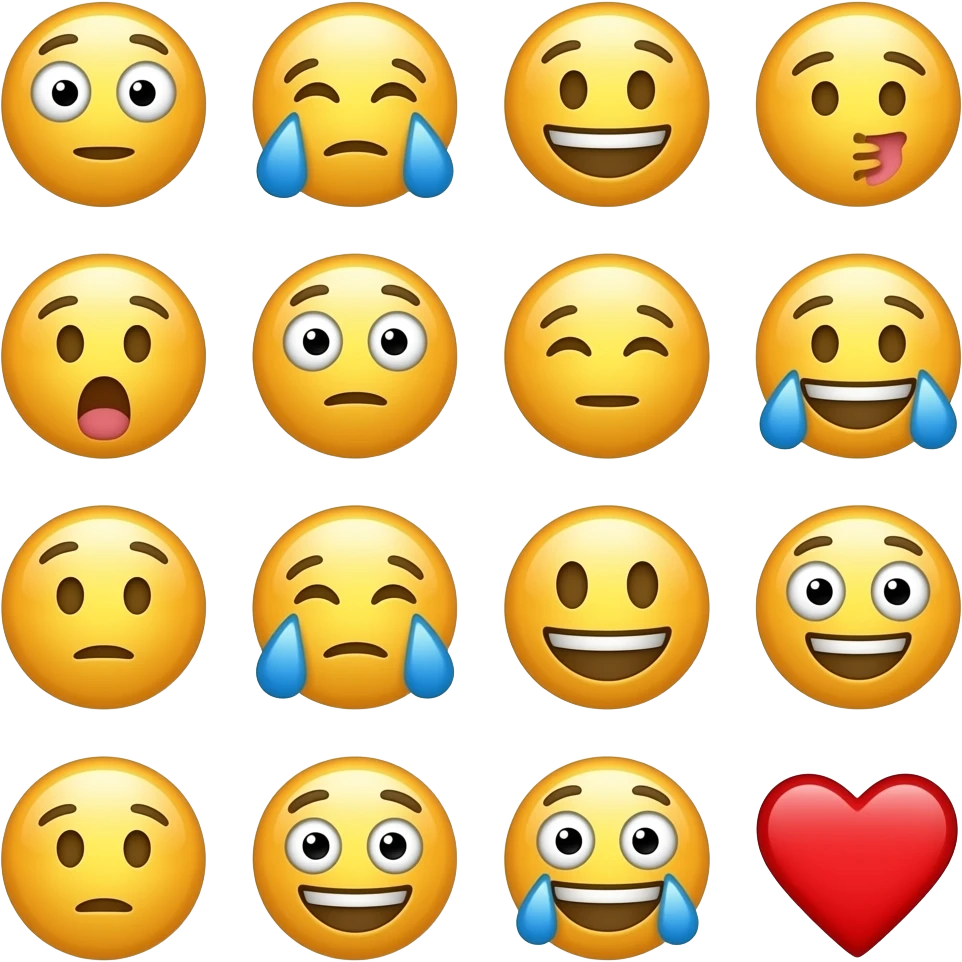 different emohi emoji