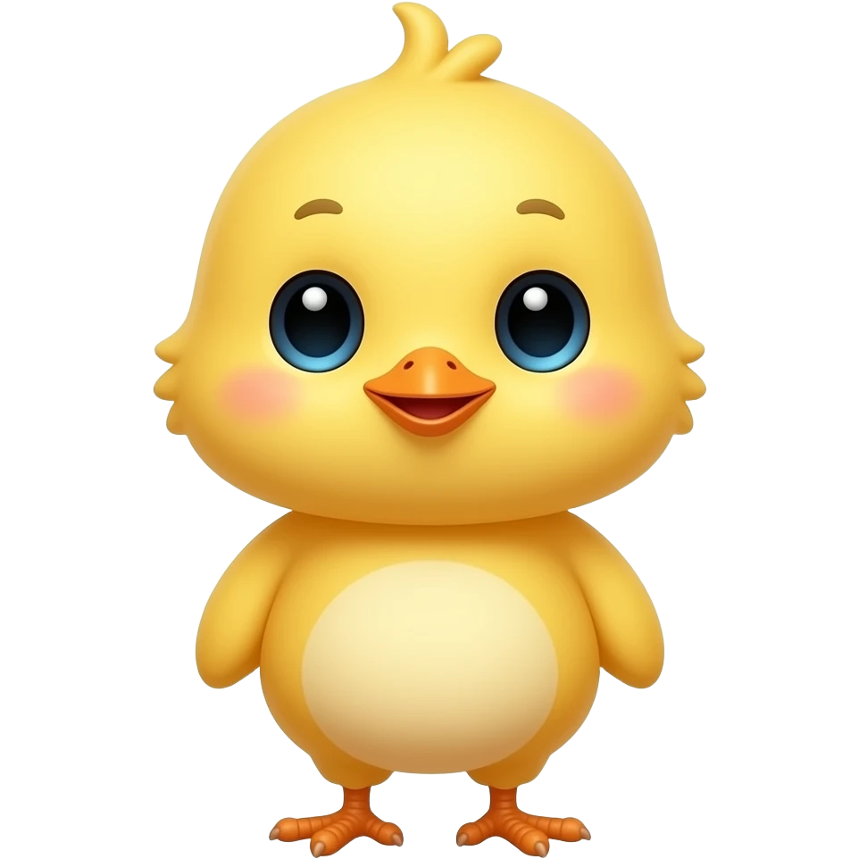 a cute chick emoji