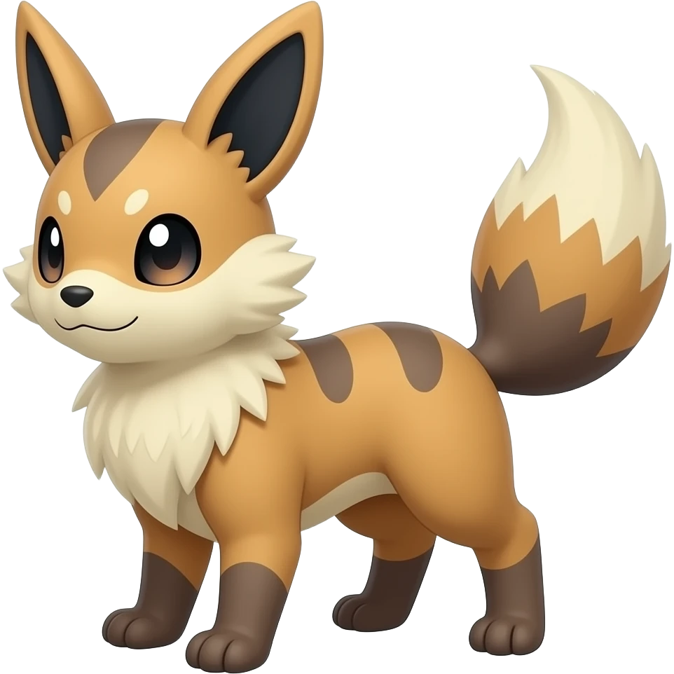 Pyroar-Furret-Shinx-Luxio-Luxray-Fakémon-hybrid emoji