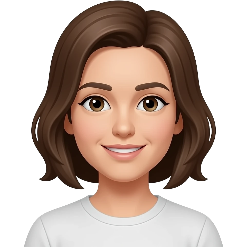 Brown hair emoji