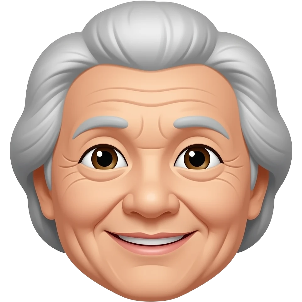 chinese granny face emoji