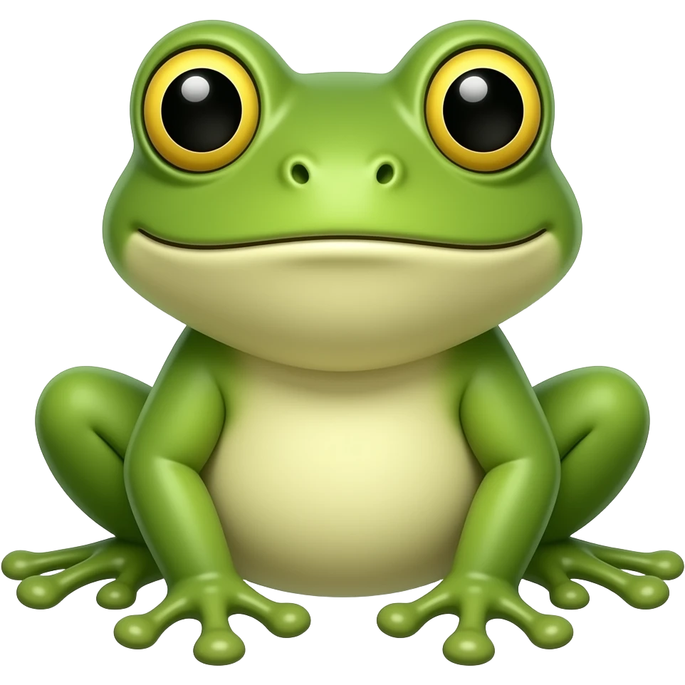 green frog emoji