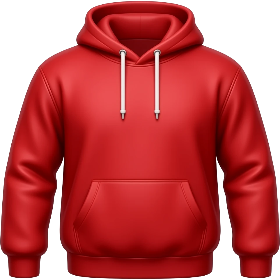 ein roter Hoodie emoji