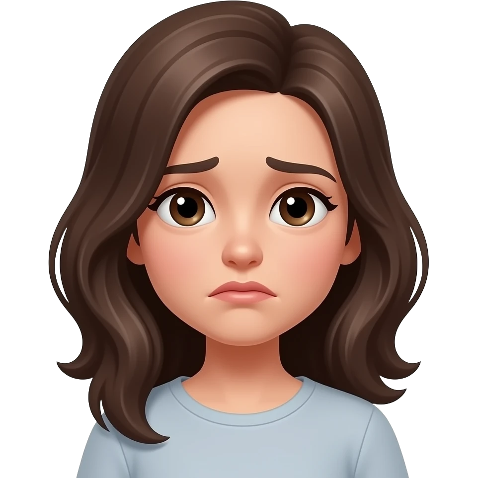 elle est attristée emoji