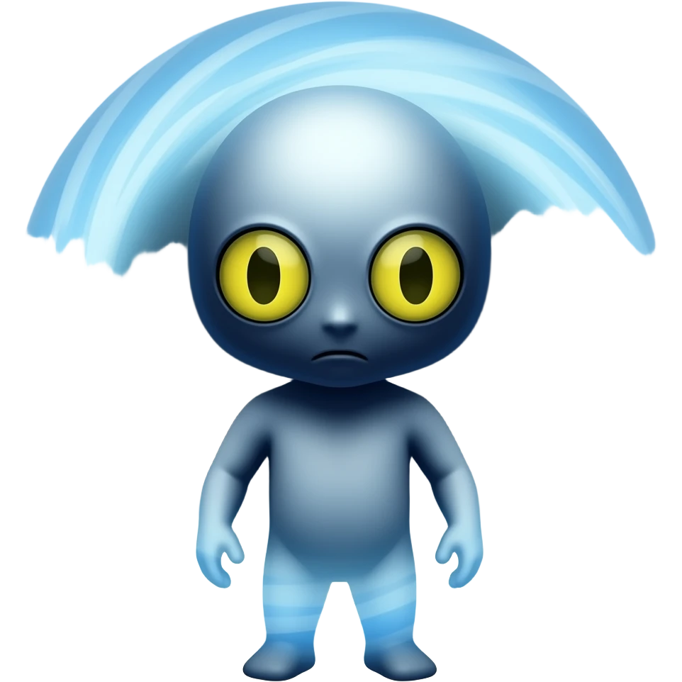 Mystery Portal Entity: Full body entity, blue and yellow eyes ...
