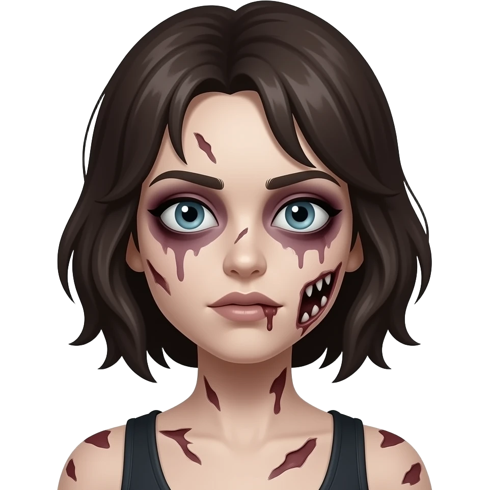 female zombie emoji