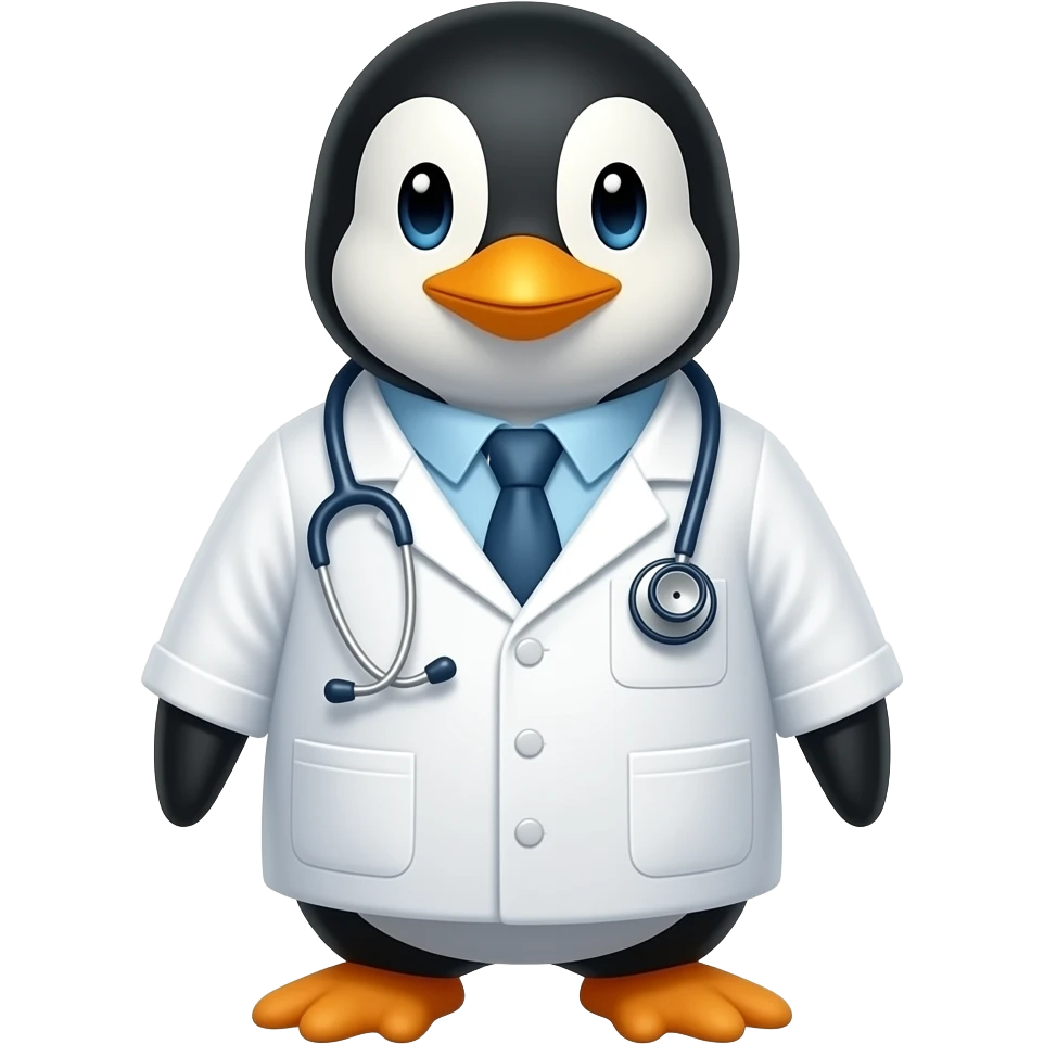 🐧🧑‍⚕️ emoji