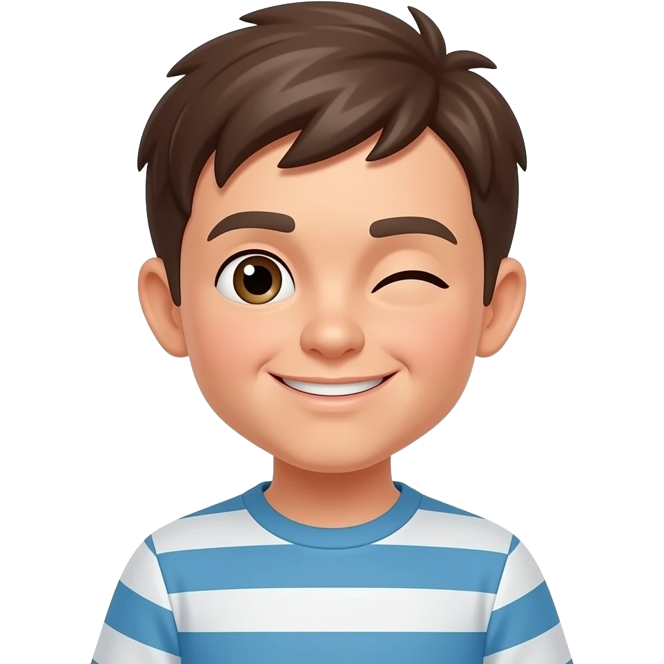 😉 boy mid age emoji