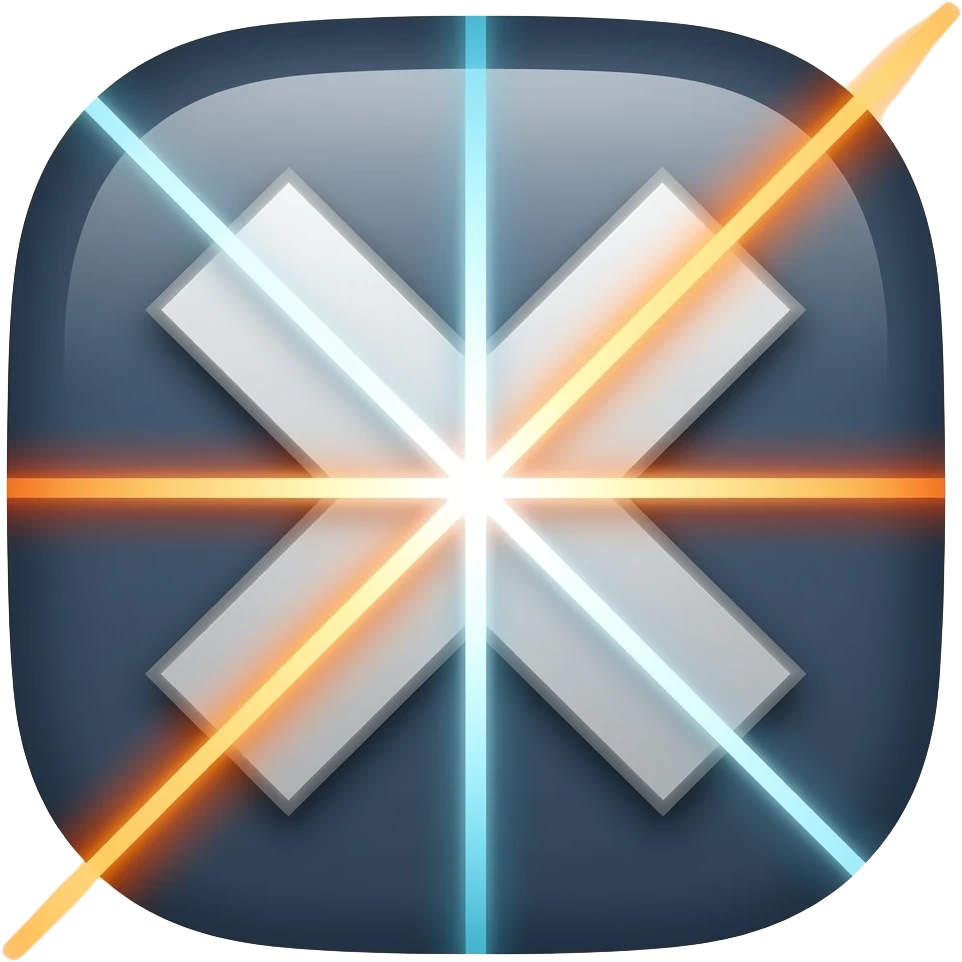 laser cross emoji