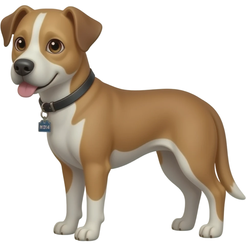 Un perro con una m1014 emoji