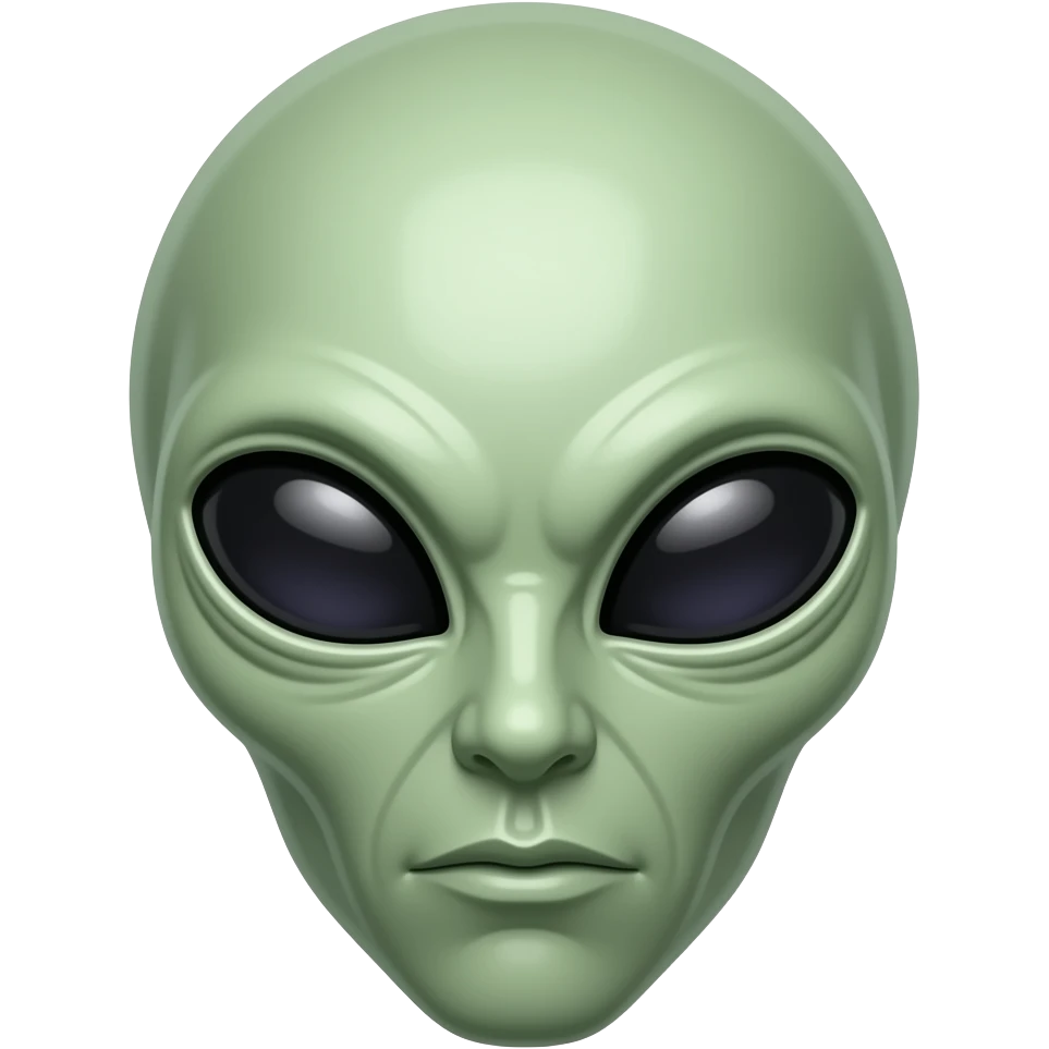 alien face emoji