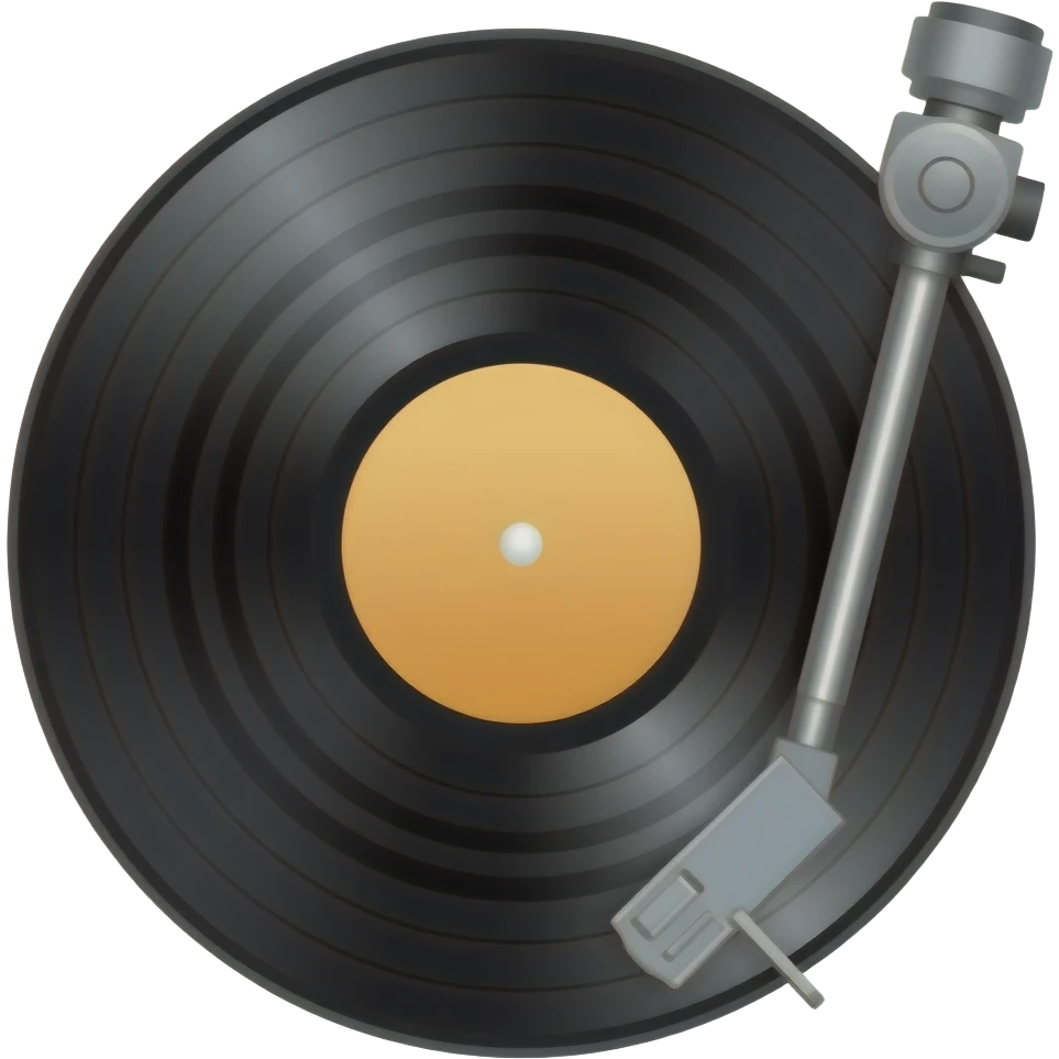Vinyl record player emoji