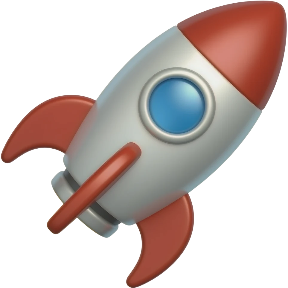 toy rocket emoji