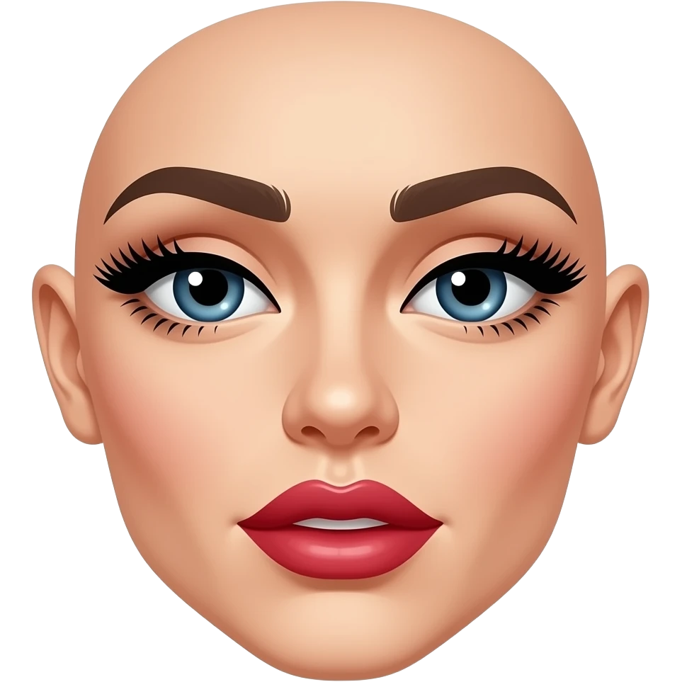 یه ایموجی  میکاپ emoji