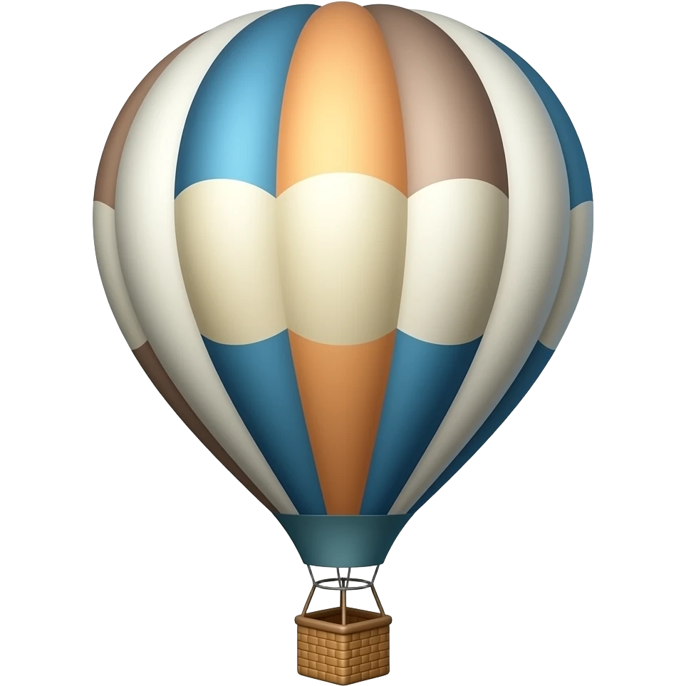 hot air balloon emoji